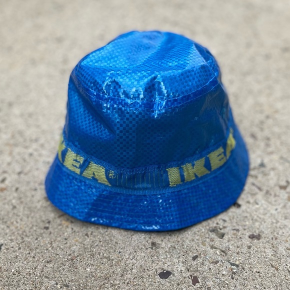 IKEA Bucket Hat Blue Yellow NWT KNORVA - Picture 5 of 7